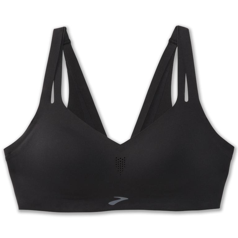 Brooks Women's Dare Strappy Sports Running Bra - Black (FHGS93620)